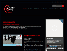 Tablet Screenshot of mariaosende.com